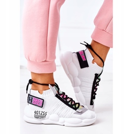 PS1 Ženske sportske cipele Tenisice Bijeli mjehurić čaj bijela 2