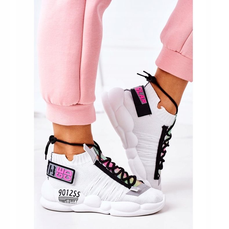 PS1 Ženske sportske cipele Tenisice Bijeli mjehurić čaj bijela 2