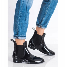 SHELOVET Lakirane galoše crno 1