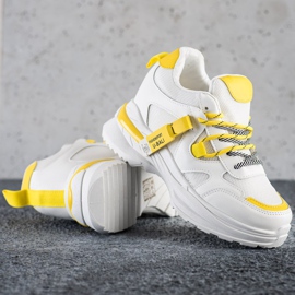 SHELOVET Bijele modne tenisice bijela 1