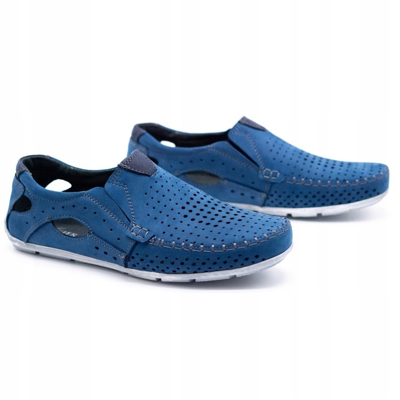 Olivier Muške cipele mokasine 901 ljetna plava 2