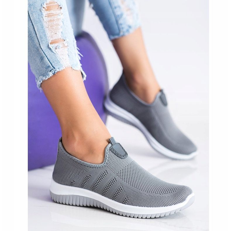 SHELOVET Klizne sportske cipele siva 2