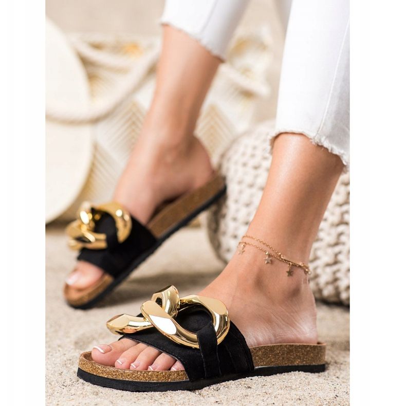 Sabatina Modne papuče crna 1