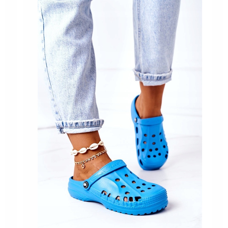 Flameshoes Ženske papuče Blue Light Crocs Eva plava 1