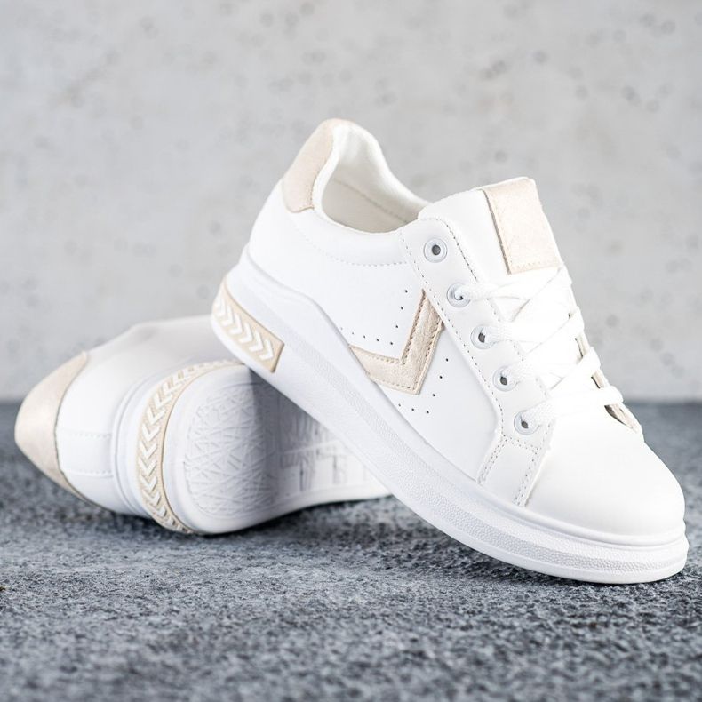 SHELOVET Tenisice od eko kože bijela 1