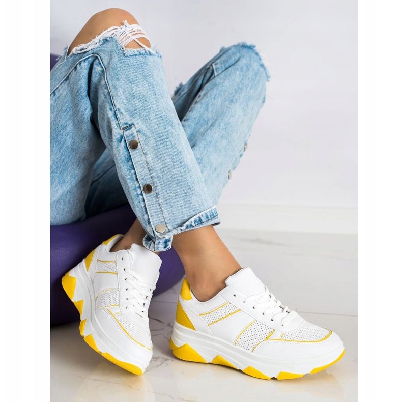 SHELOVET Ležerne sportske cipele bijela 1