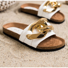 S. BARSKI Bijele modne papuče bijela 1