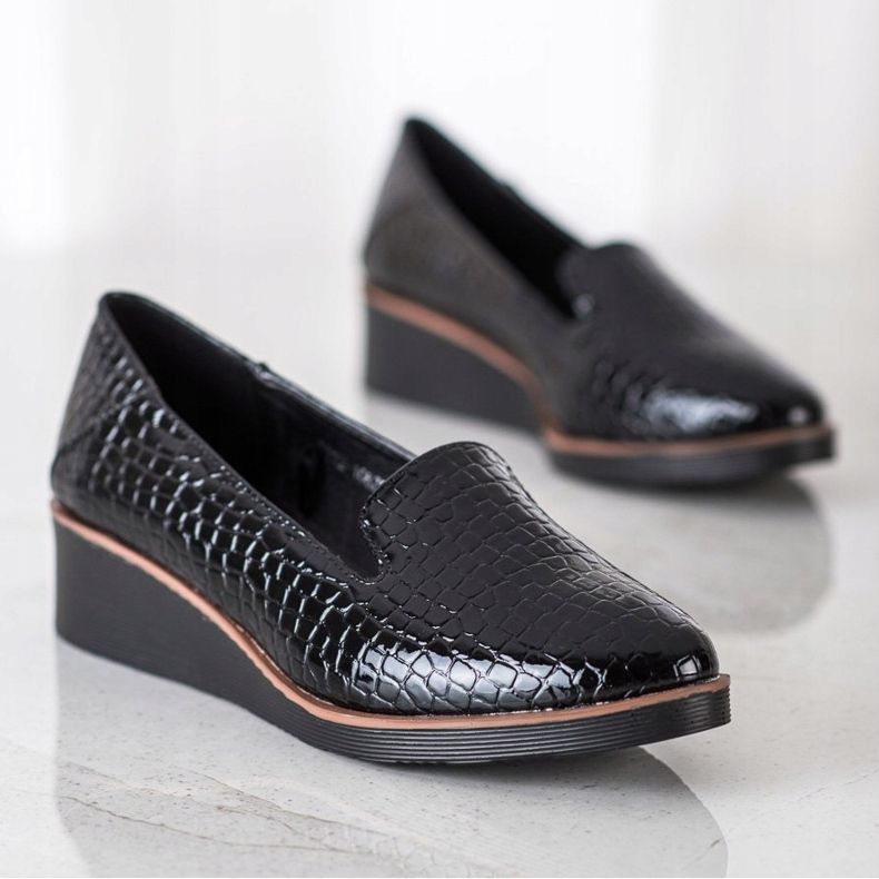 Lordsy Snake Print VINCEZA crna 1