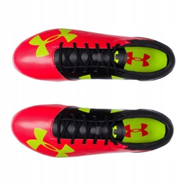 Under Armour Spotlight Dl Fg M 1272302-669 kopačke višebojna, crvena, crna crvena 2