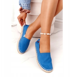 Espadrile na pletenom potplatu Big Star DD274A152 Plava 1