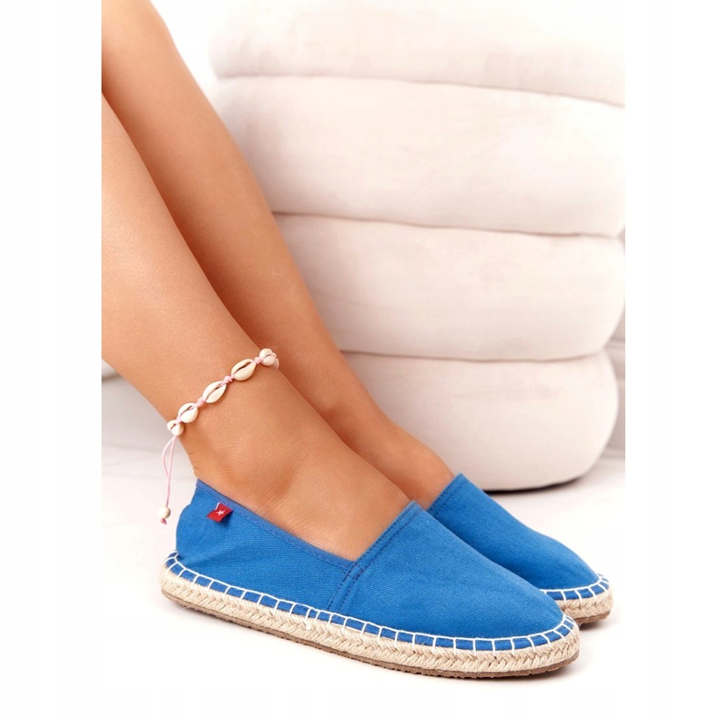 Espadrile na pletenom potplatu Big Star DD274A152 Plava 3