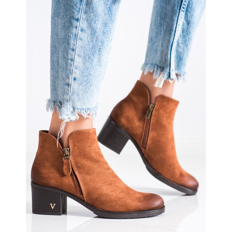 Klasične čizme na VINCEZA postu smeđa 2