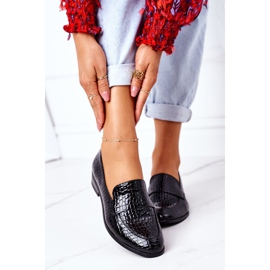 Lakirane mokasine Vinceza 21-10674 Crna 1