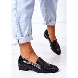 Lakirane mokasine Vinceza 21-10674 Crna crno 2
