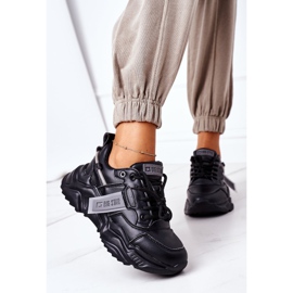 Ženske sportske cipele Tenisice Big Star GG274215 Crno-siva crna 2