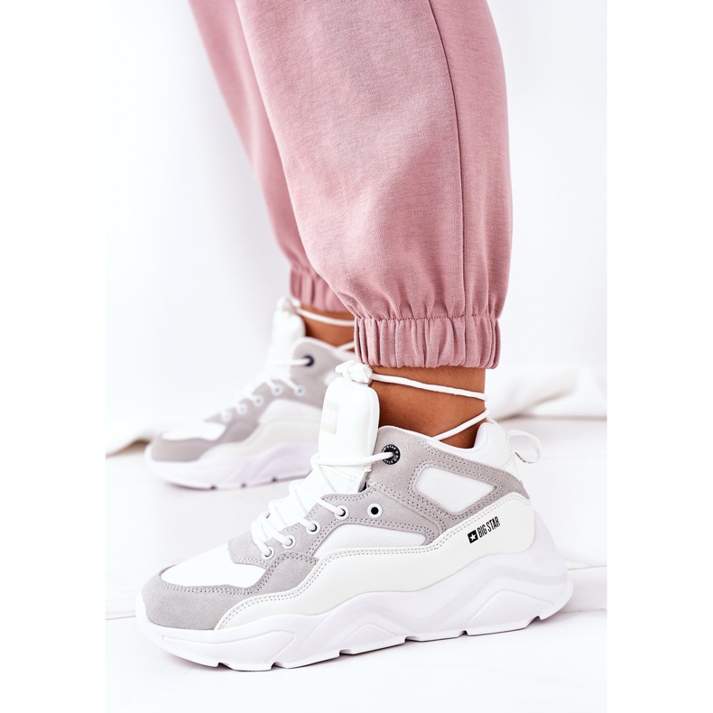 Ženske sportske cipele Tenisice Big Star GG274643 Bijele bijela 2