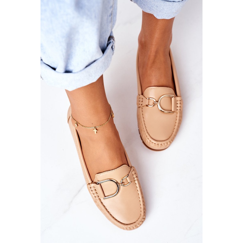 PS1 Ženske kožne mokasine Svijetlosmeđe Downtown smeđa 1