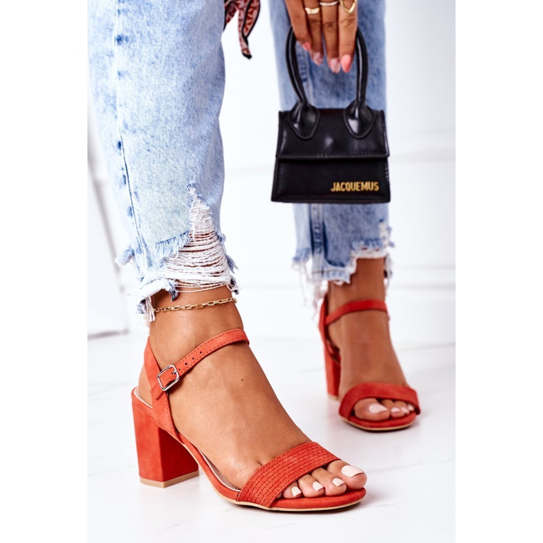 PS1 Narandžaste antilop sandale Vanessa na šanku naranča 2