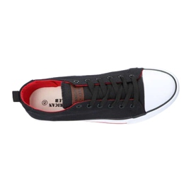 American Club Crne američke tenisice Club LH26 / 21 crna crvena 3