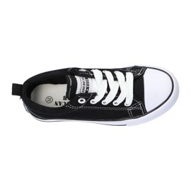 American Club Crne američke crne tenisice LH20 bijela crna 1