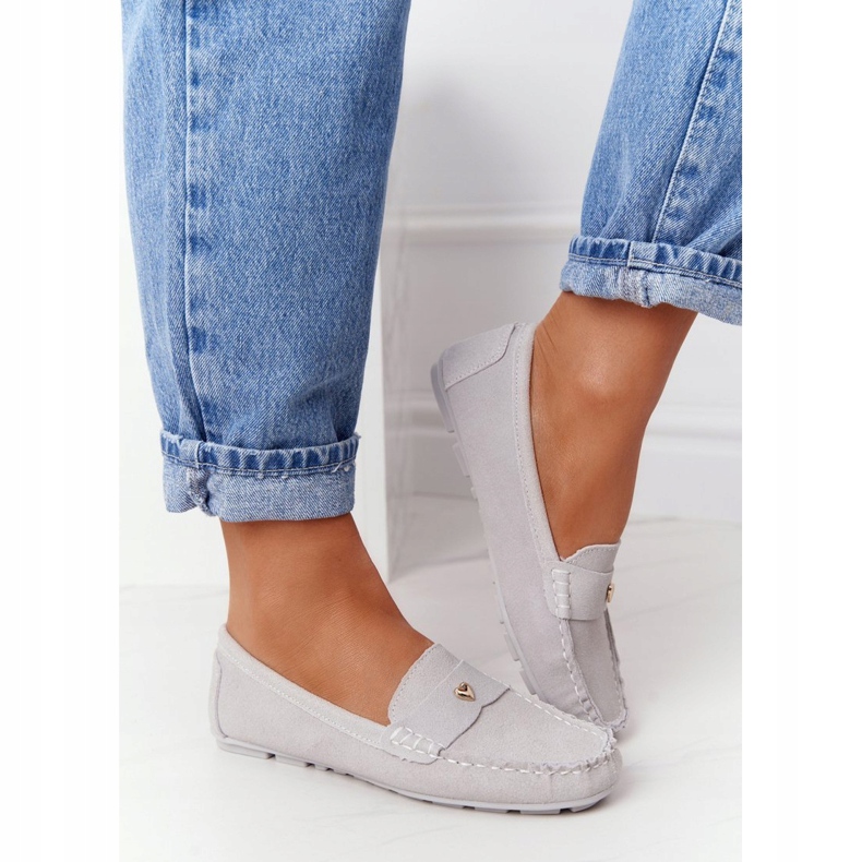 S.Barski Ženske tenisice od antilopa S. Barski Siva 4