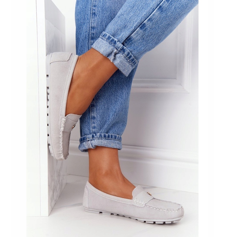 S.Barski Ženske tenisice od antilopa S. Barski Siva 3