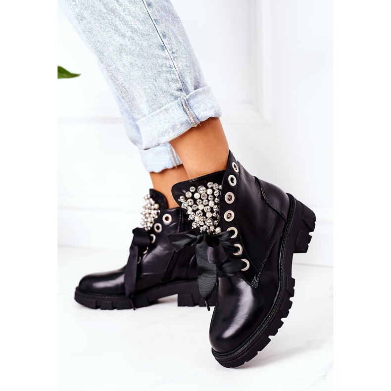 PS1 Topli radnici s metalnim biserima Crna Perla 2