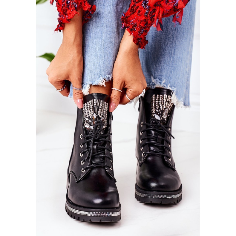 PS1 Topli radnici s cirkonima Crna Pozor crno 2