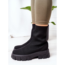 PS1 Radnici od elastične tkanine na platformi Crna inspiracija crno 2