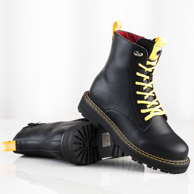 ARTIKER Kožne crne zamke crno 1