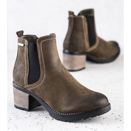 SHELOVET Elegantne čizme sa sjajem višebojan zelena 1