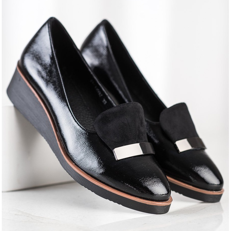 W. Potocki Brogues s umetkom od antilopa crno 1