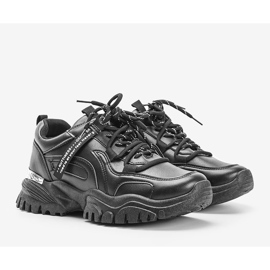 Crne tenisice s debelim Zooey potplatom crno 1