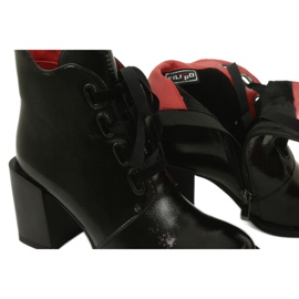 Elegantne čizme na stupu crne Filippo DBT3109 / 21 BK crna 4