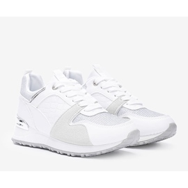 Bijele tenisice sa srebrnim Yoisya dodacima bijela 1