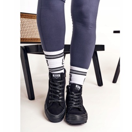 Ženske visoke tenisice Big Star FF274244 Crne crno 2