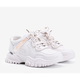 Bež tenisice s debelim Zooey potplatom 1