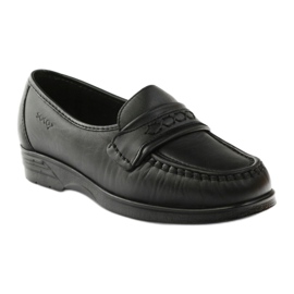 Solo loafers za osjetljive noge udobnost crno 015 crna 1