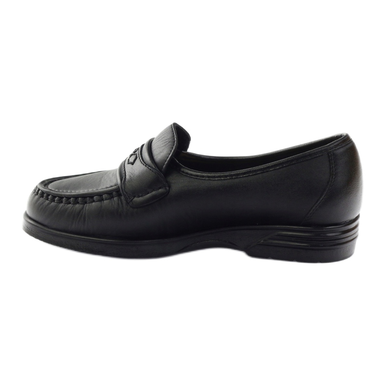 Solo loafers za osjetljive noge udobnost crno 015 crna 2
