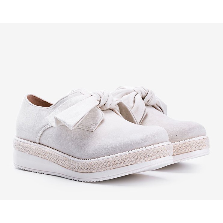 Bež cipele s debelim Sindri potplatom 1