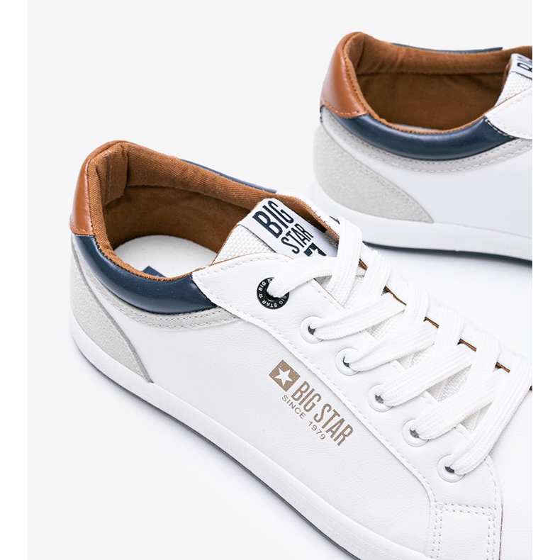 Bijele muške tenisice Big Star od Josepha bijela 2