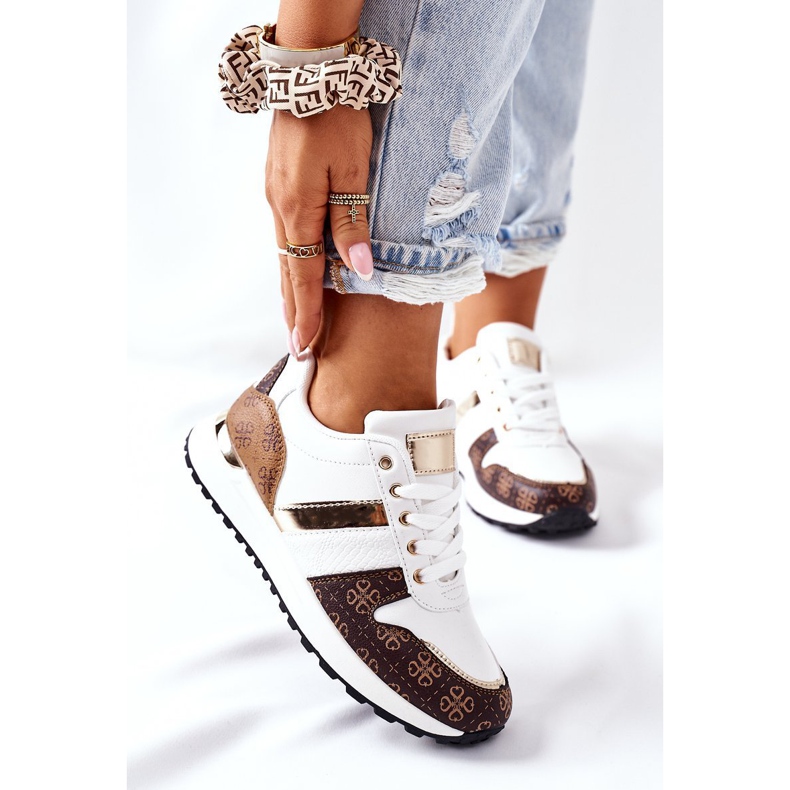 Sportske cipele Tenisice bijele Next bijela smeđa 2