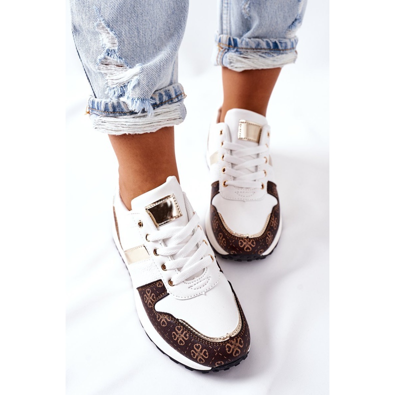 Sportske cipele Tenisice bijele Next bijela smeđa 1