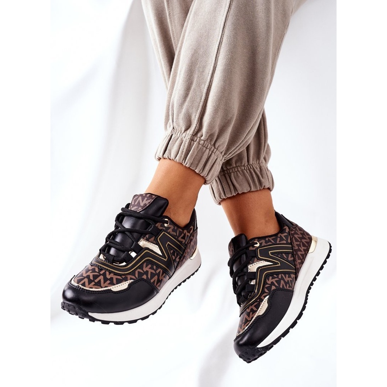 Sportske cipele s logotipom tenisice Crno-smeđe Uvijek smeđa crna 1