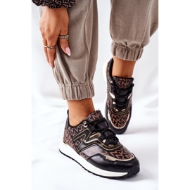 Sportske cipele s logotipom tenisice Crno-smeđe Uvijek smeđa crna 2