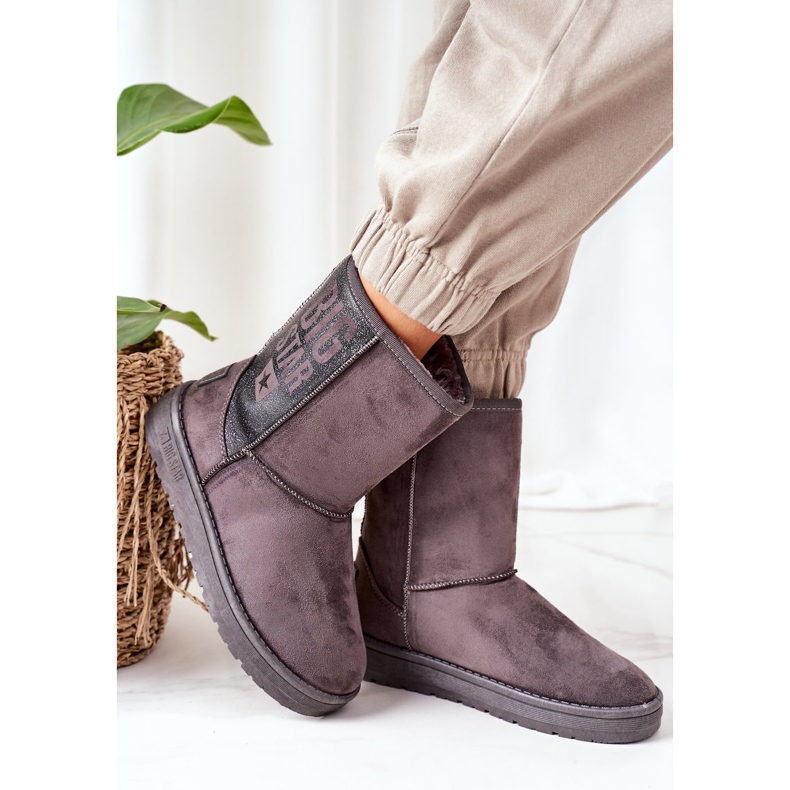 Čizme za snijeg Big Star EE274417 Szare siva 1