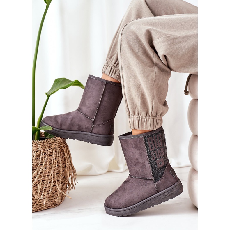 Čizme za snijeg Big Star EE274417 Szare siva 2