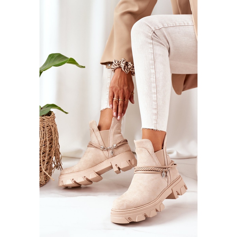 PS1 Tople čizme Jodhpur čizme Bež Dobra ideja 2