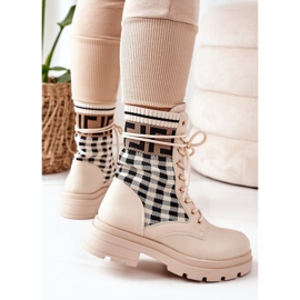 Ljubavna priča o radnicima od bež elastične tkanine crna 2