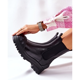 Crne tople čizme Jodhpur čizme Time Off crno 1